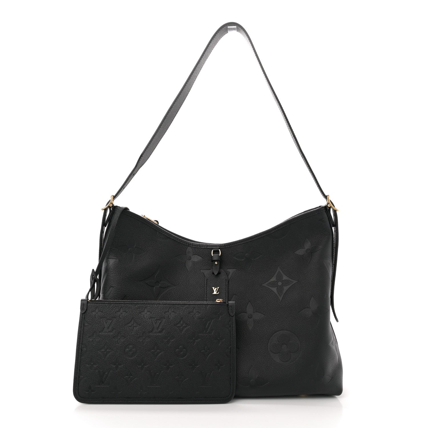 Louis Vuitton Empreinte Monogram Giant CarryAll MM Black 2 of 10