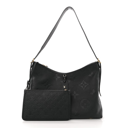 Louis Vuitton Empreinte Monogram Giant CarryAll MM Black 2 of 10