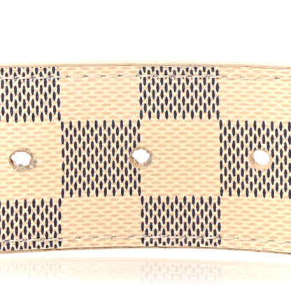 Louis Vuitton Damier Azur LV Initiales 95 38 Belt 3 of 5