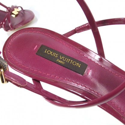 Louis Vuitton Ingrid Strappy Heels Raspberry Pink 3 of 6