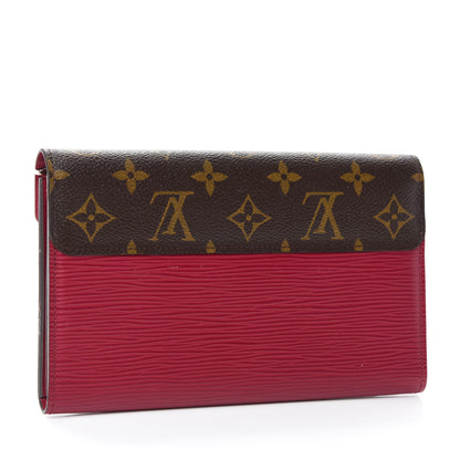 Louis Vuitton Epi Monogram Marie Rose Wallet Fuchsia 3 of 7