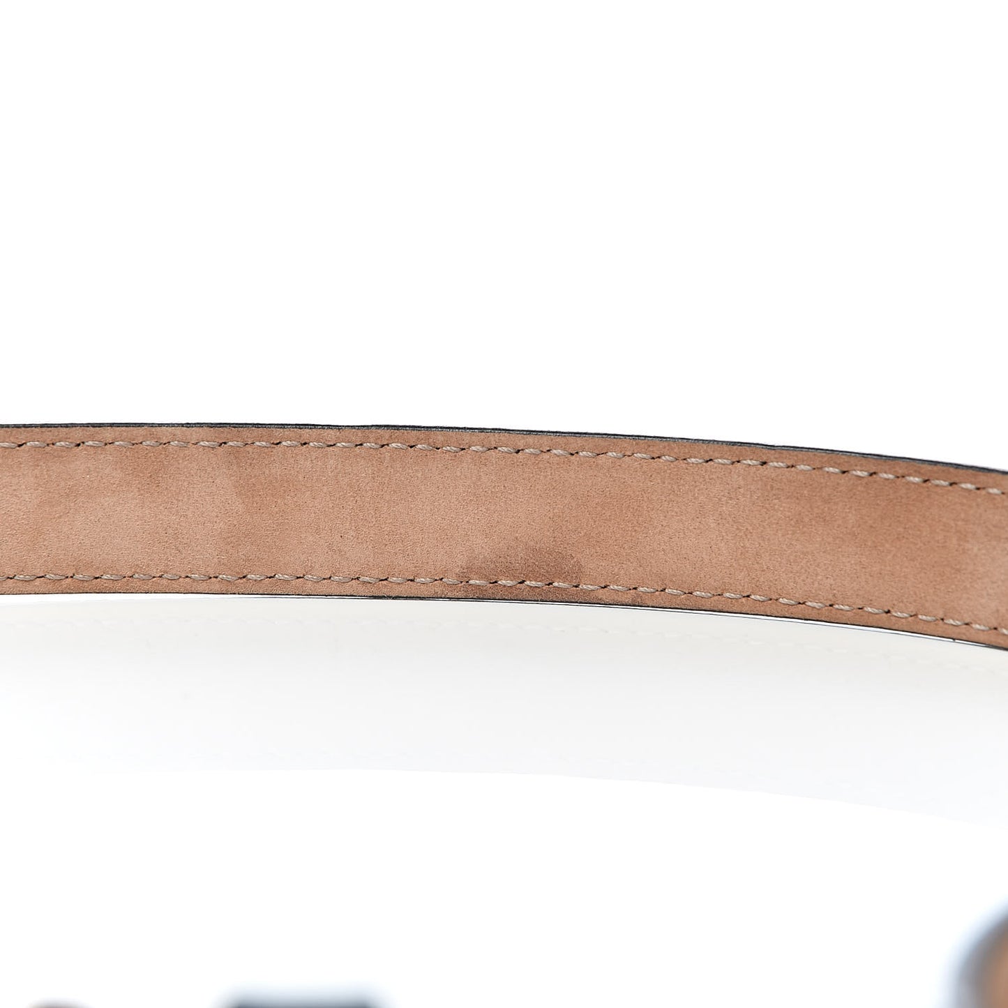 Calfskin Crystal Interlocking G Belt 95 38 Black