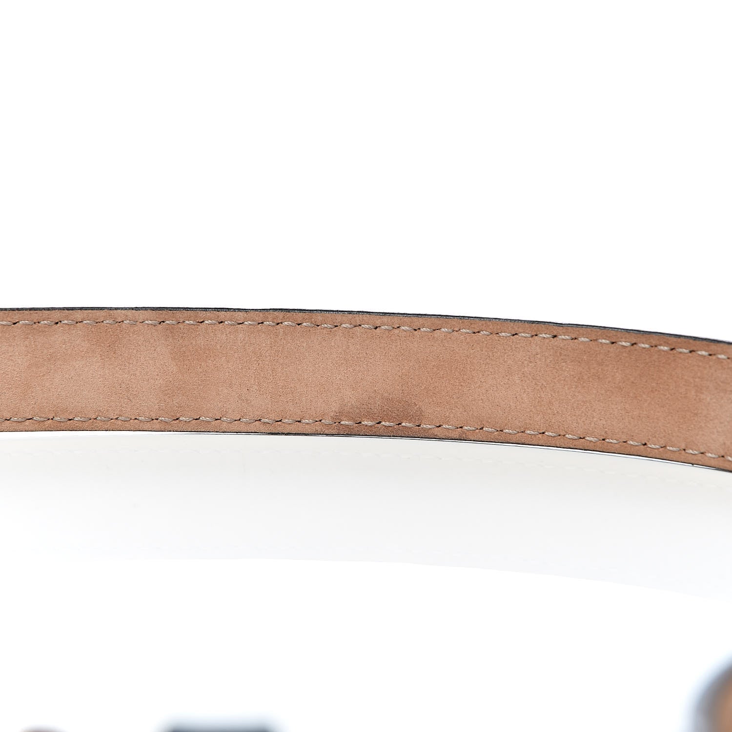 Gucci Calfskin Crystal Interlocking G Belt 95 38 Black 7 of 7