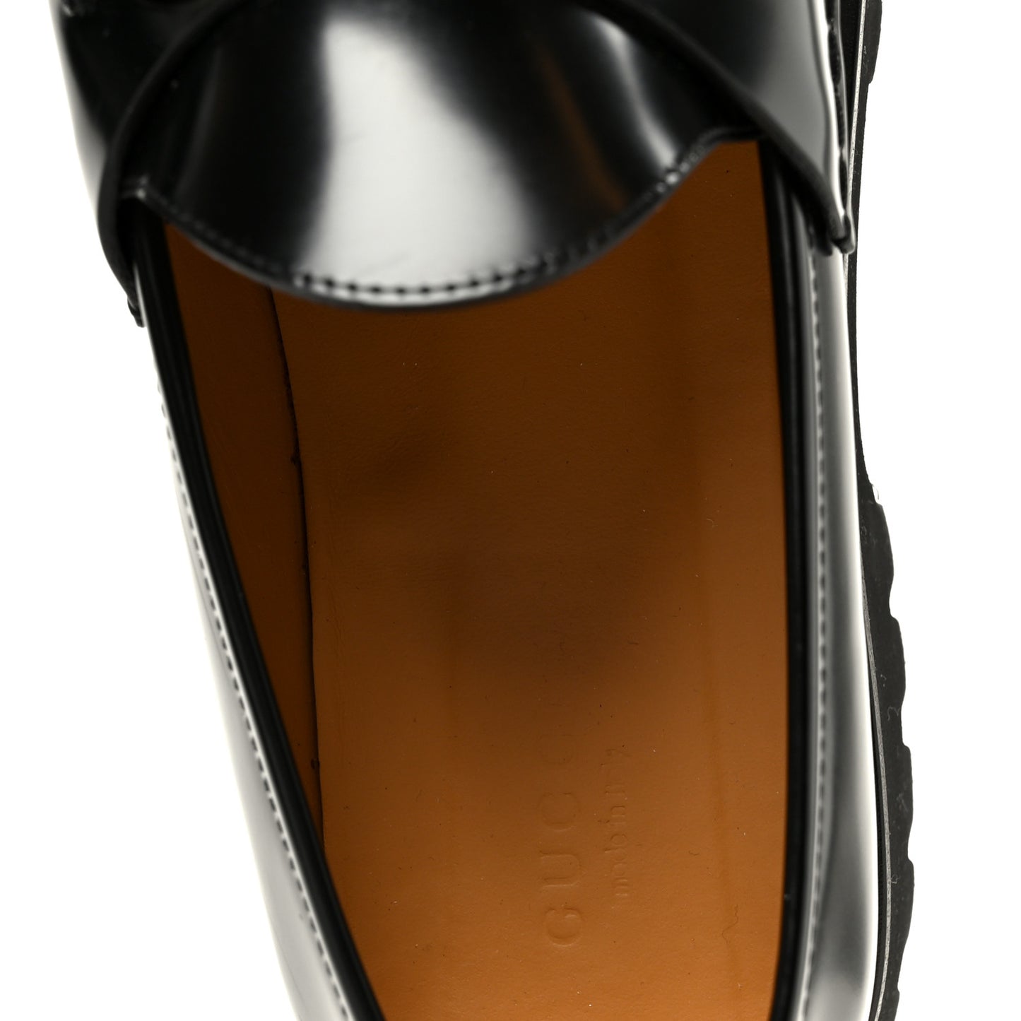 Cordovan Lux Womens Horsebit 45mm Platform Loafers 41 Black