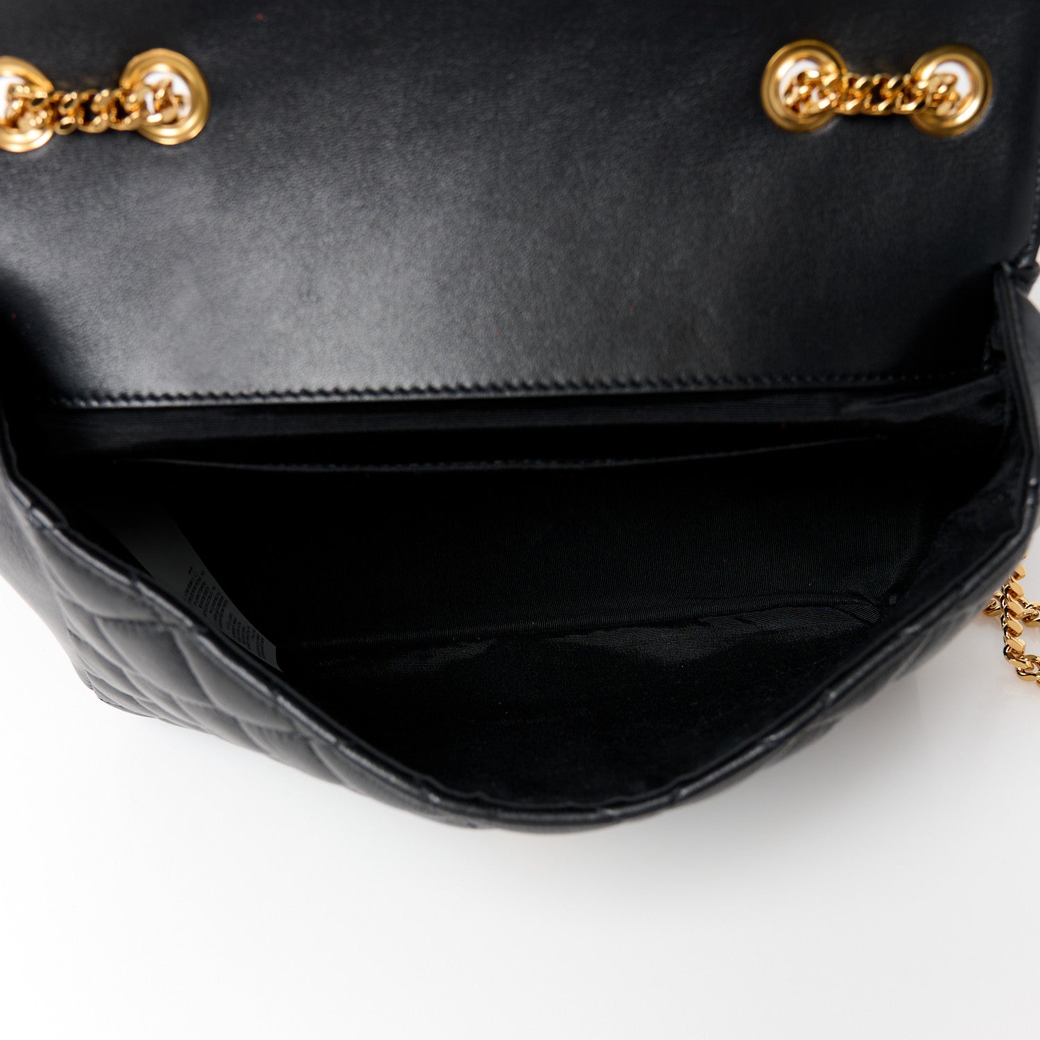 Versace Nappa Quilted La Medusa Chain Crossbody Black 5 of 11