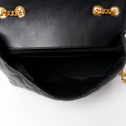Versace Nappa Quilted La Medusa Chain Crossbody Black 5 of 11