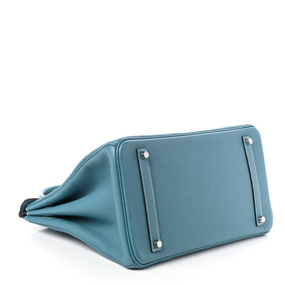 Hermes Togo Birkin 35 Blue Jean 4 of 9