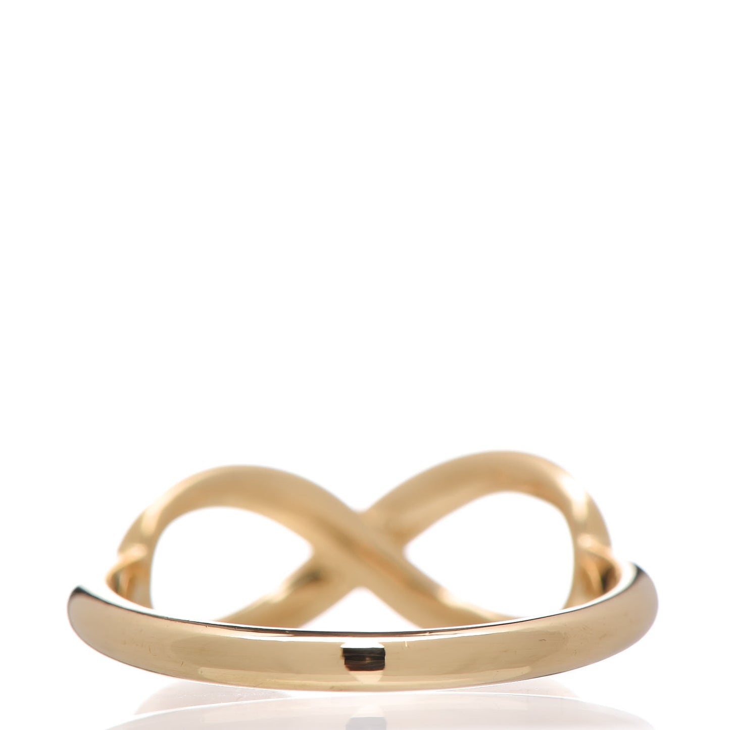 18K Yellow Gold Infinity Ring 54 7