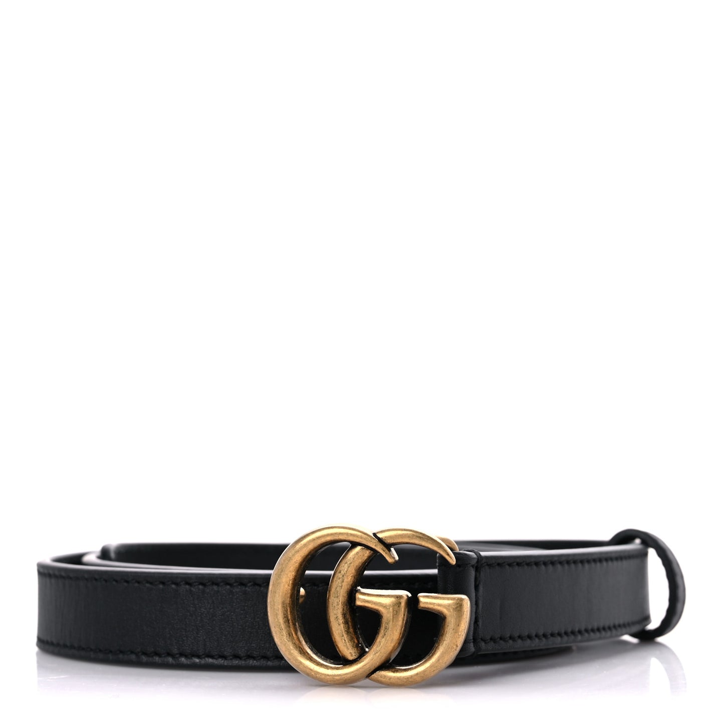 Calfskin Double G 20mm Belt 85 34 Black