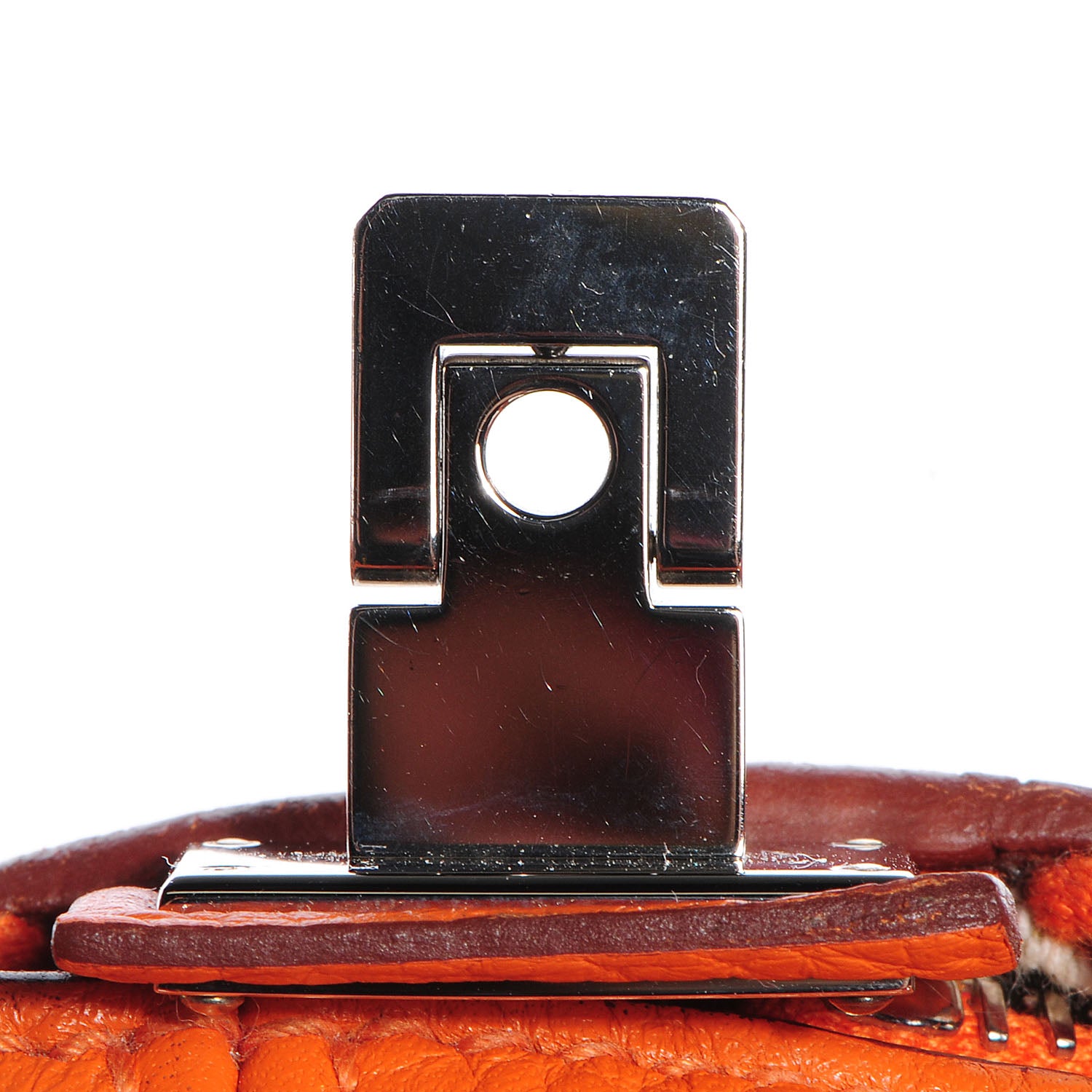 Hermes Taurillon Clemence Victoria II 35 Orange 3 of 24