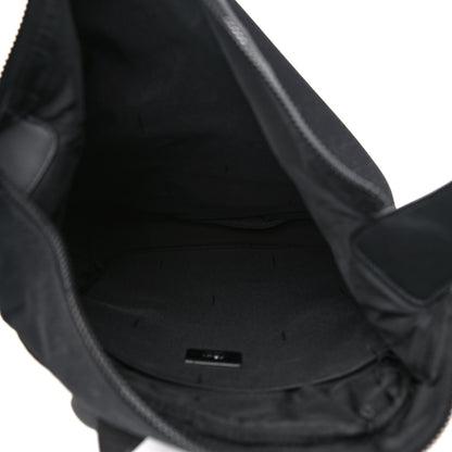 Fendi Nylon Stamp Patch Cross Strap Backpack Black Maya 4 of 17