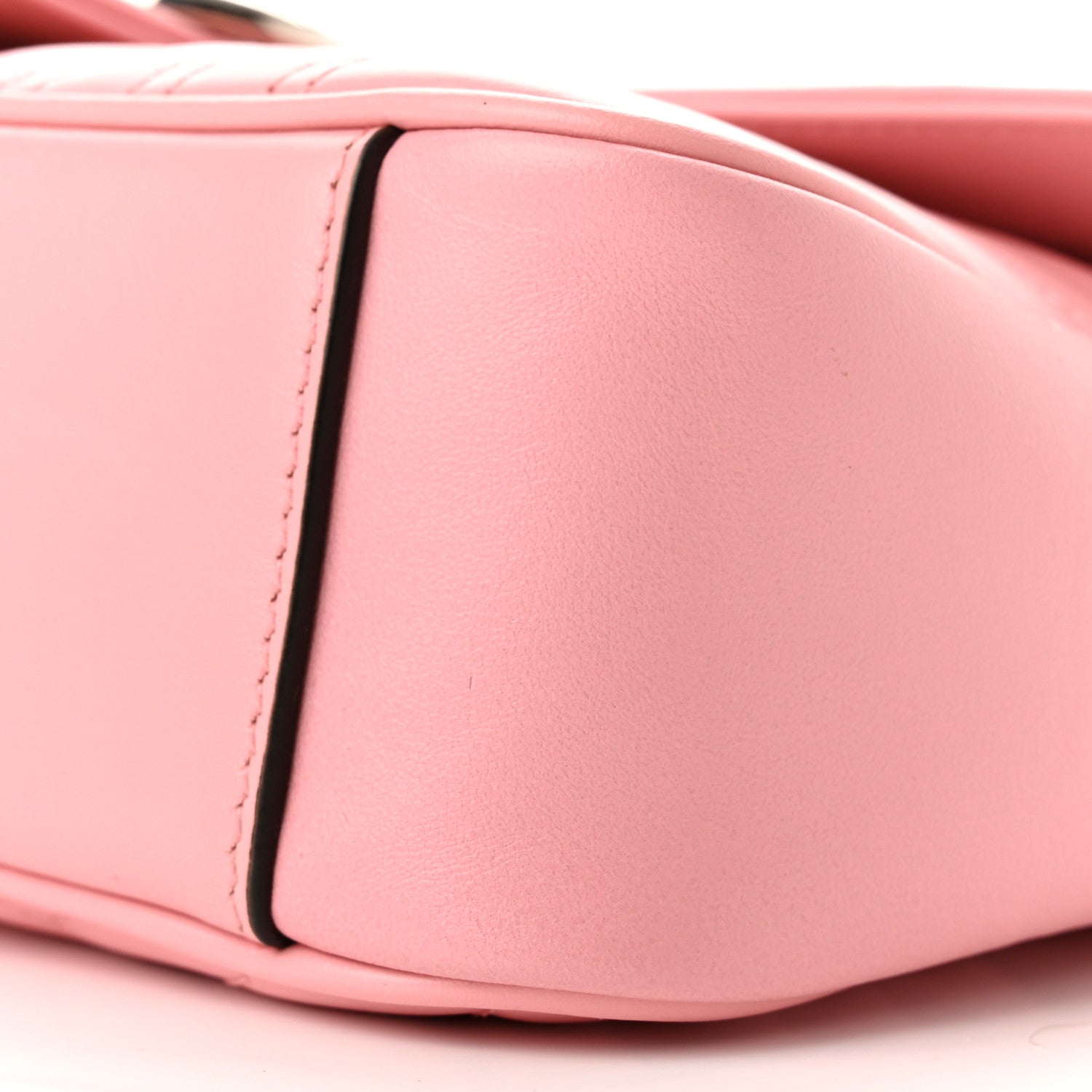 Gucci Calfskin Matelasse Small GG Marmont Shoulder Bag Wild Rose 10 of 10