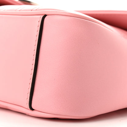 Gucci Calfskin Matelasse Small GG Marmont Shoulder Bag Wild Rose 10 of 10