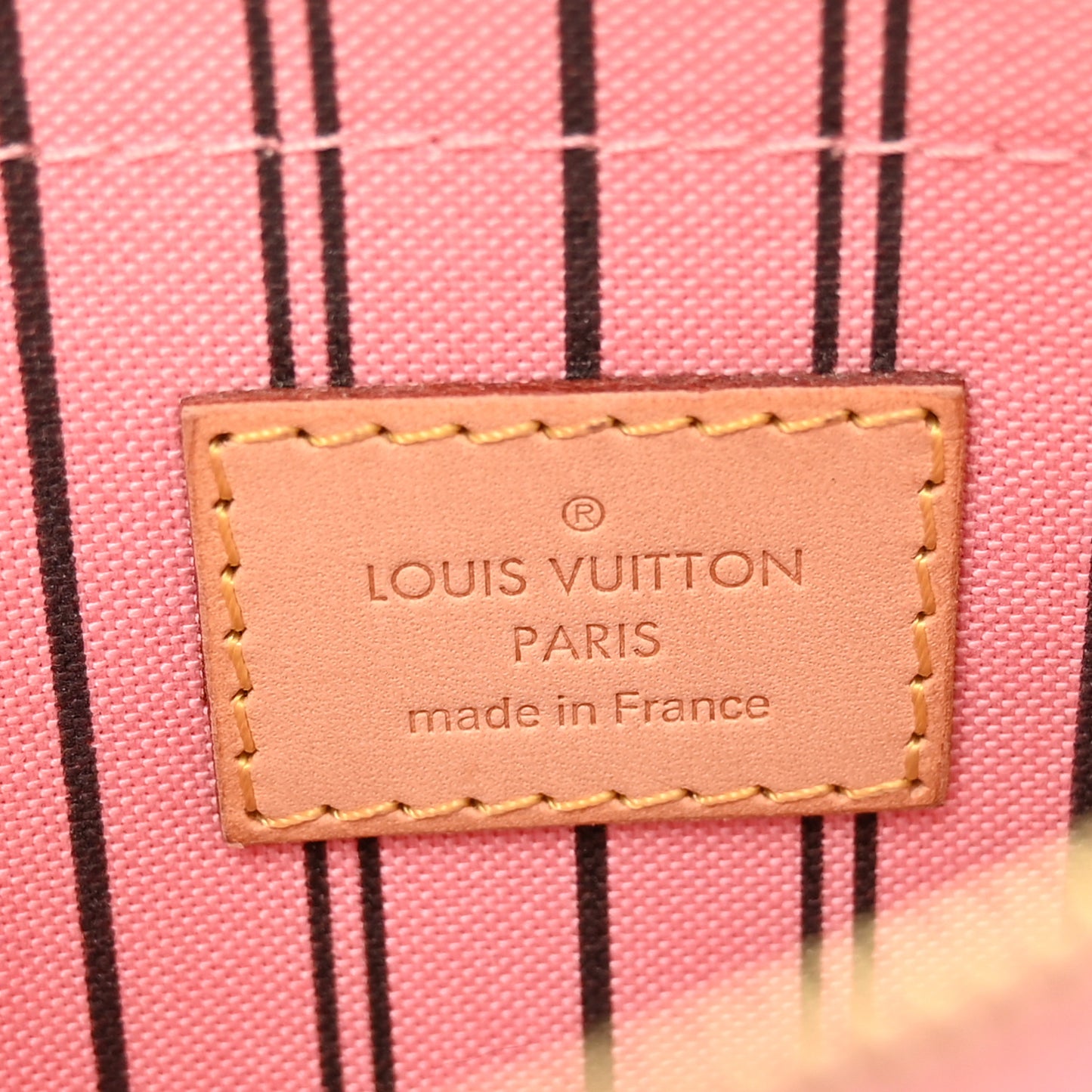 Monogram Neverfull MM GM Pochette Rose Ballerine