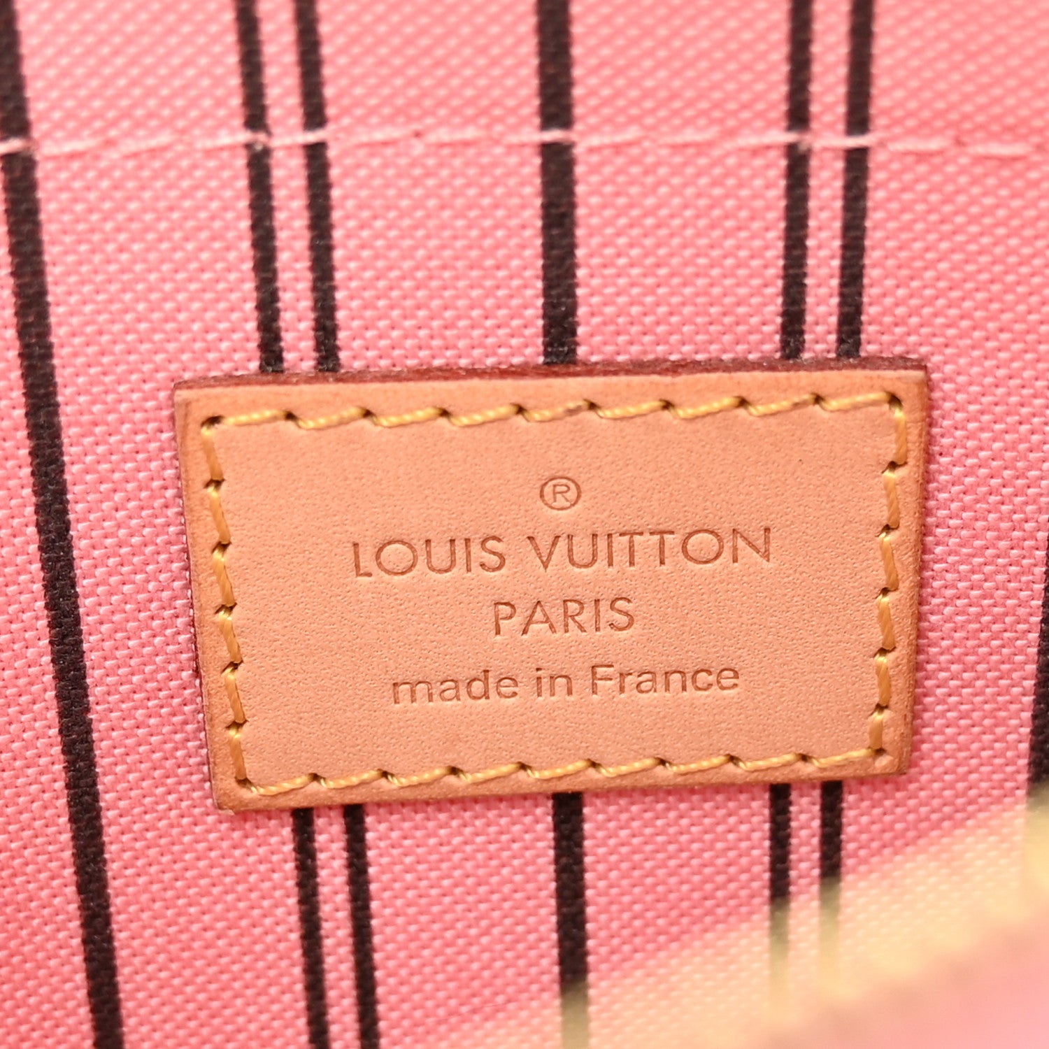 Louis Vuitton Monogram Neverfull MM GM Pochette Rose Ballerine 6 of 10