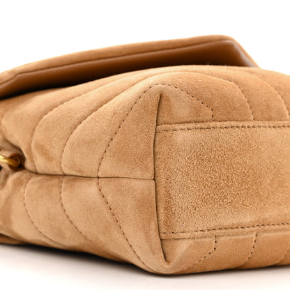 Saint Laurent Suede Toy Loulou Shoulder Bag Cinnamon 9 of 10