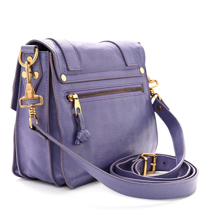 Proenza Schouler Lambskin PS1 Mini Pouch Messenger Bag Berry 3 of 10