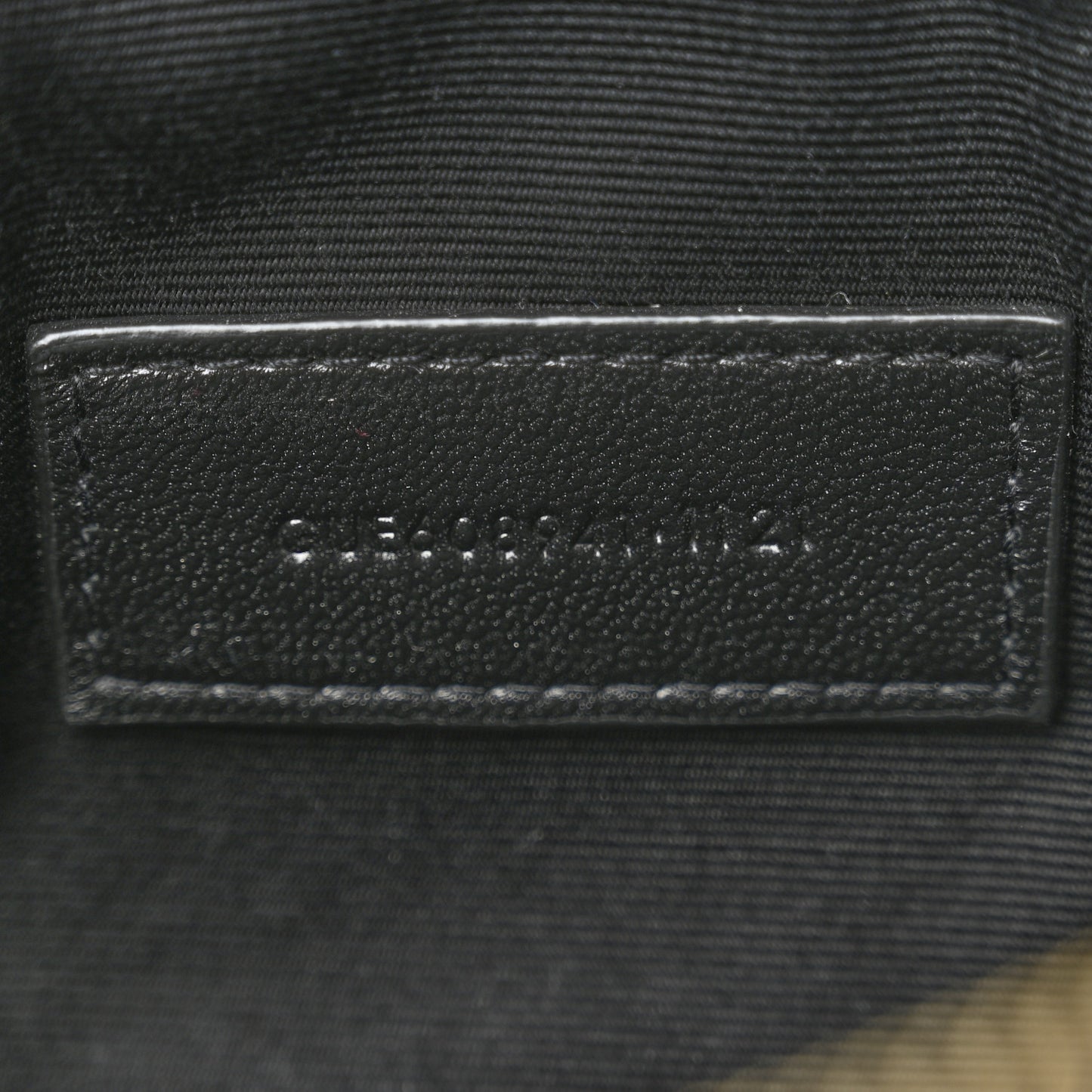 Grained Lambskin Quilted Mini Becky Double Zip Bag Taupe