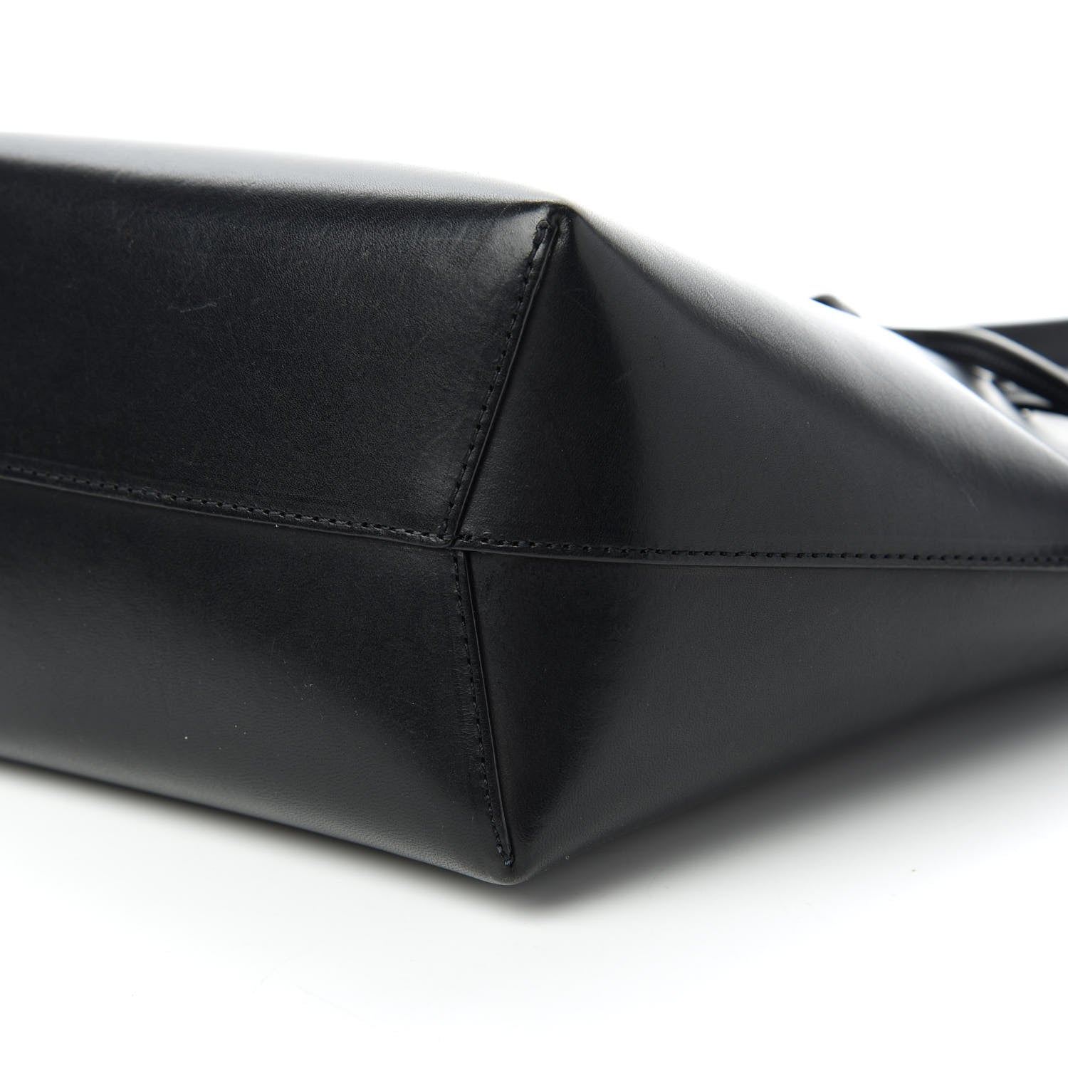 Mansur Gavriel Calfskin Mini Bucket Bag Black Blu 7 of 9