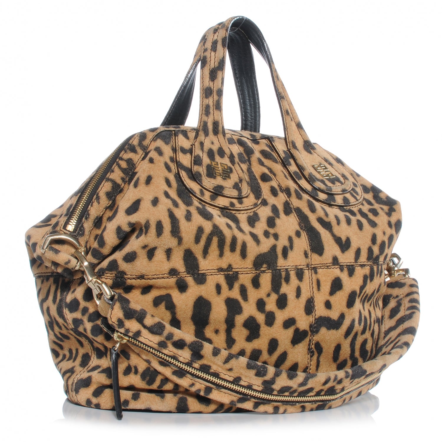 Givenchy Calfskin Leopard Print Medium Nightingale 3 of 6