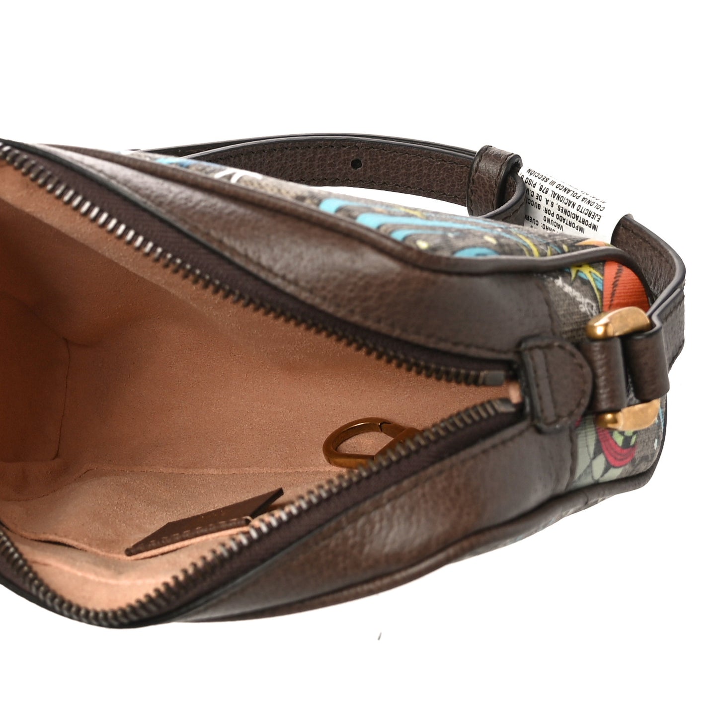 X DISNEY GG Supreme Monogram Donald Duck Interlocking G Shoulder Bag Beige Multicolor New Acero