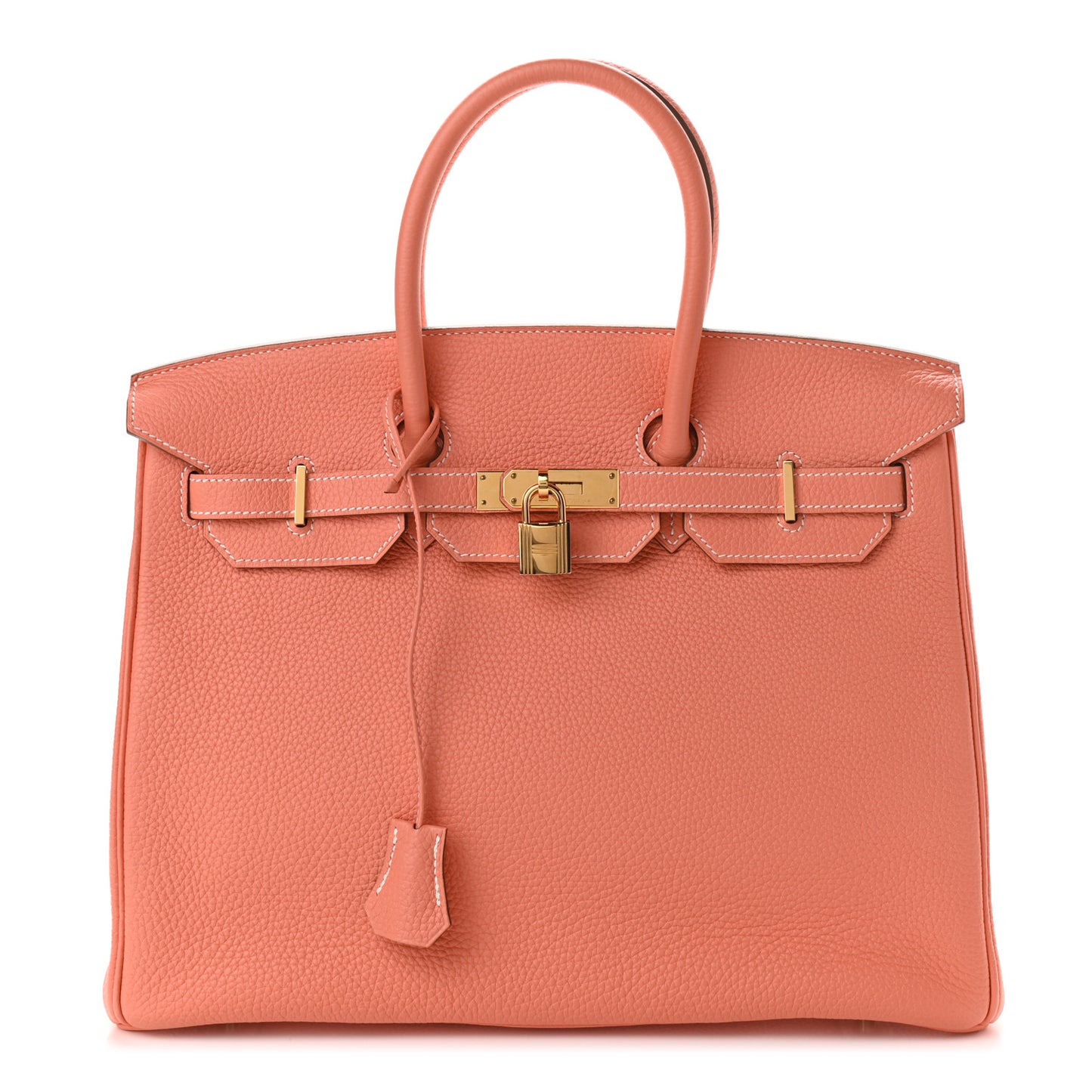 Taurillon Clemence Birkin 35 Crevette
