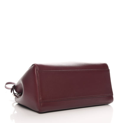 Fendi Nappa Mini Peekaboo Iconic Satchel Bordeaux 5 of 8