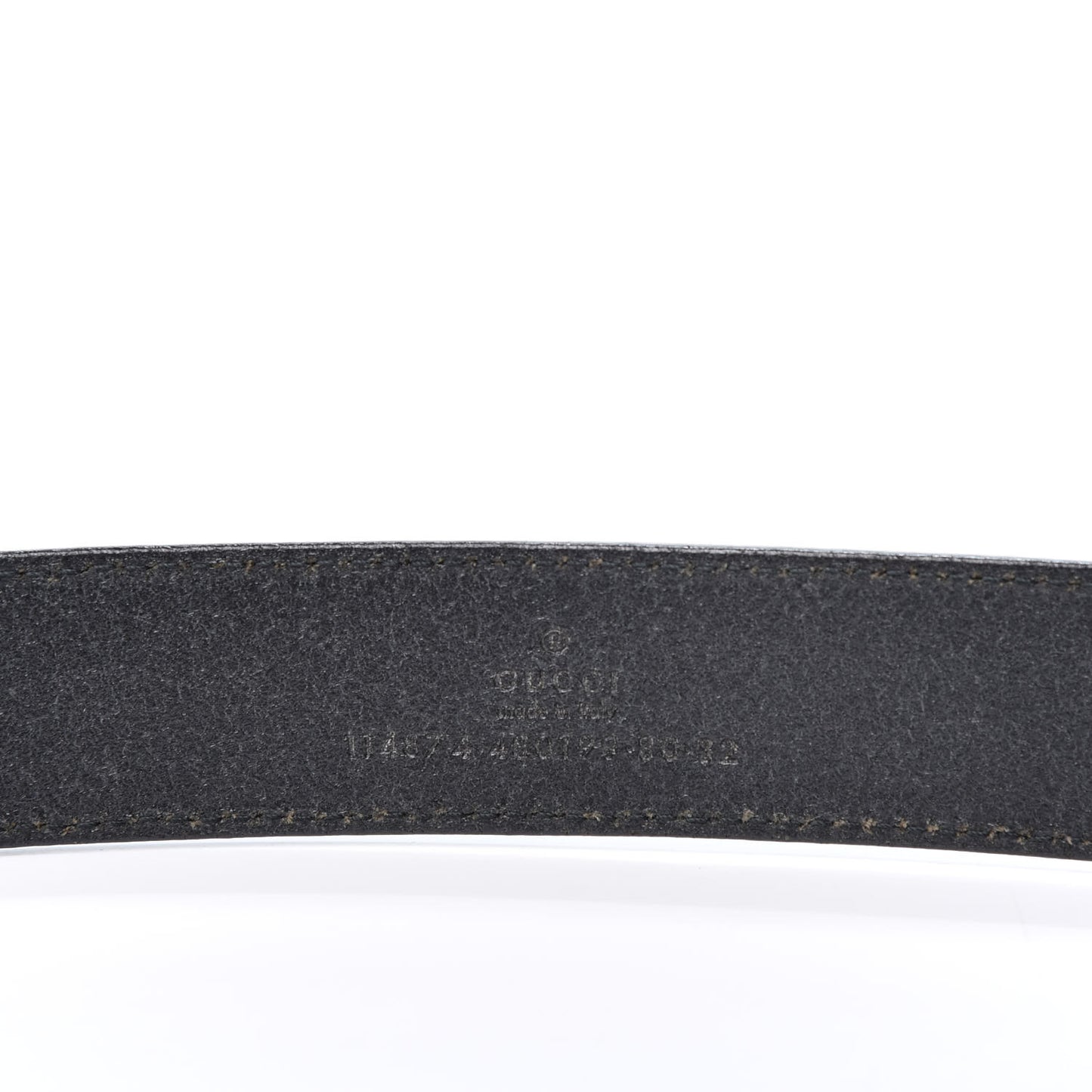 Calfskin Interlocking G Belt 80 32 Black