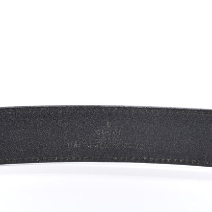 Gucci Calfskin Interlocking G Belt 80 32 Black 4 of 5