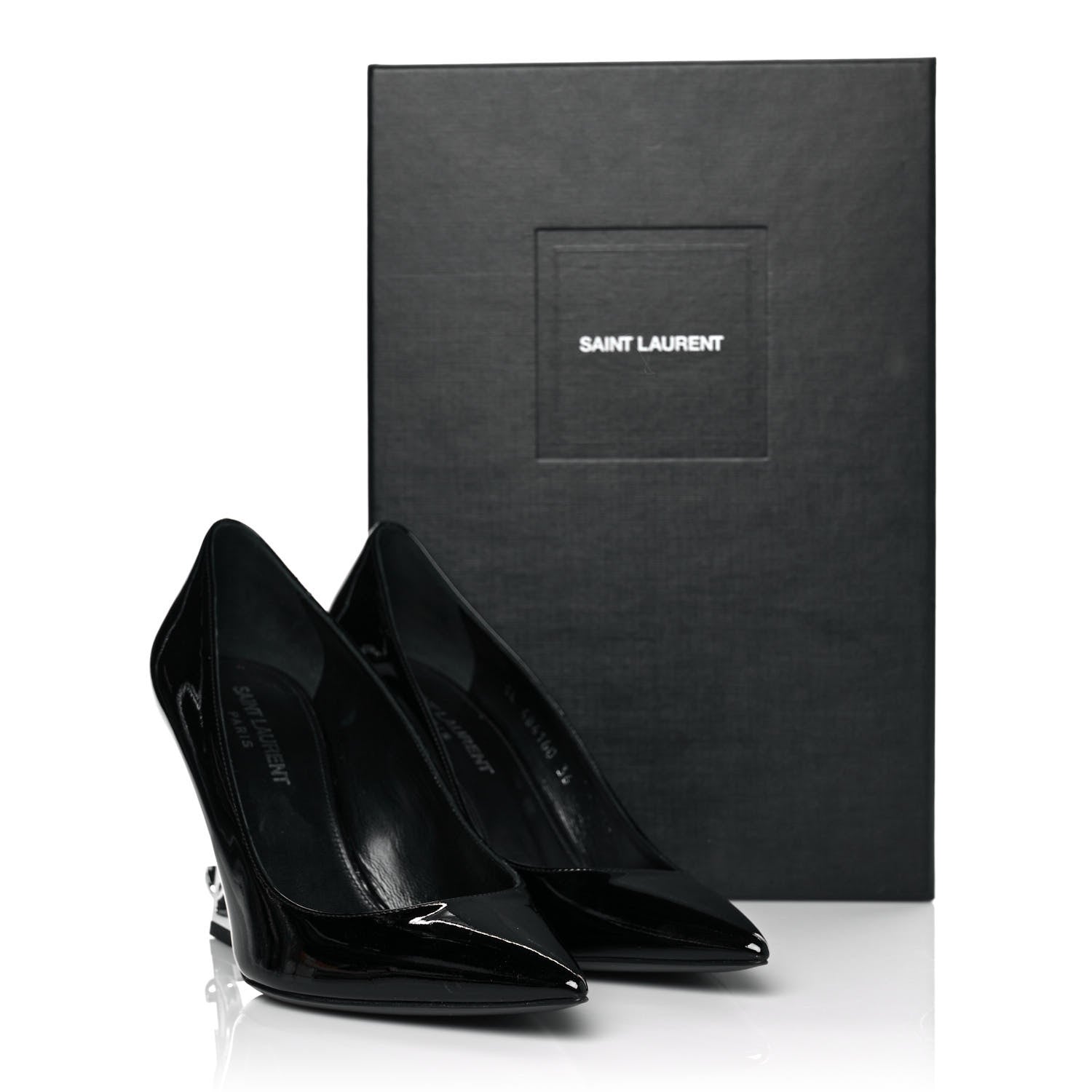 Saint Laurent Patent Opyum 85 Pumps 36 Black 9 of 9