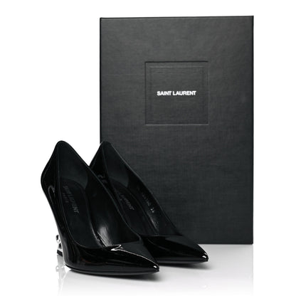 Saint Laurent Patent Opyum 85 Pumps 36 Black 9 of 9