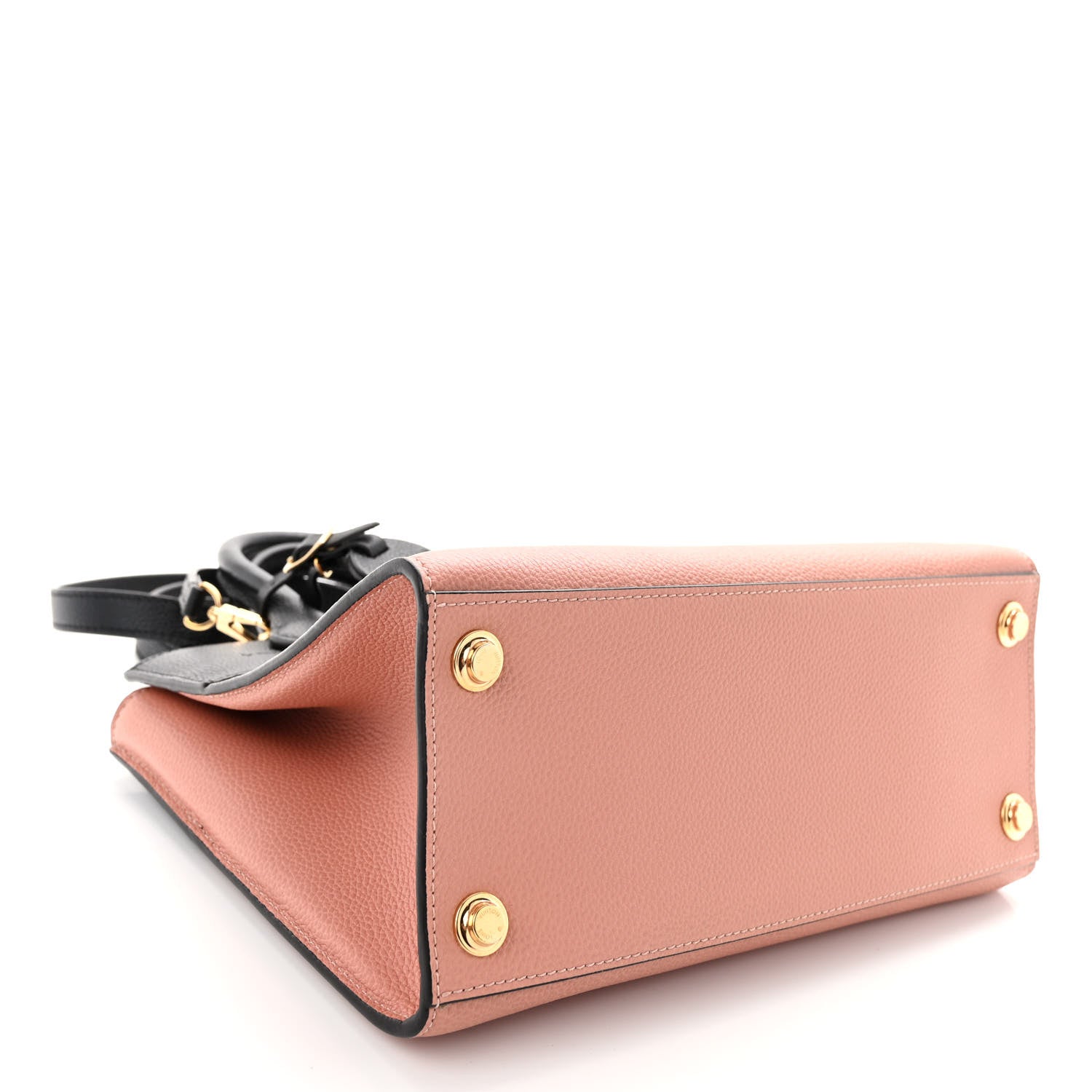 Louis Vuitton Taurillon City Steamer PM Magnolia Pink Black 5 of 9