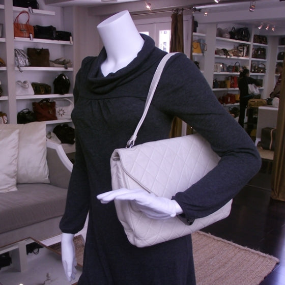 Quilted Envelope Flap Bag