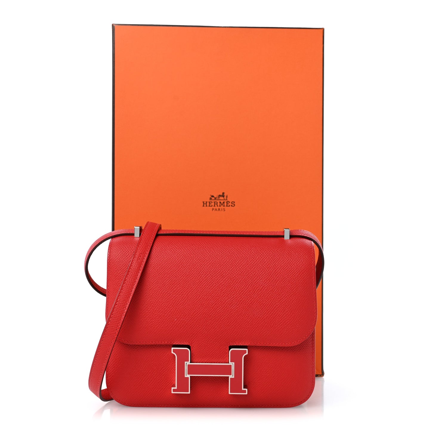 Epsom Enamel Constance 18 Rouge de Coeur Rubis