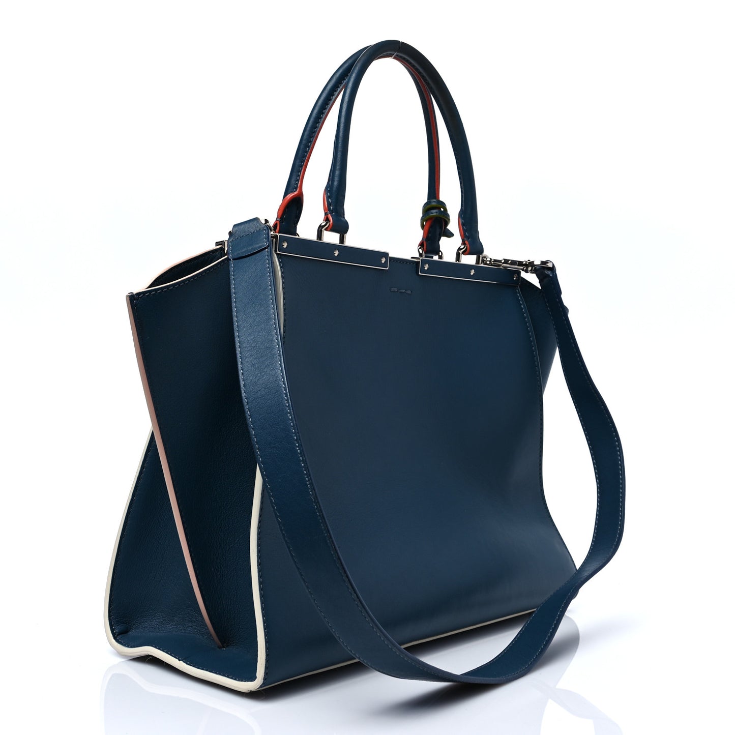 Vitello Dolce Century Petite 3Jours Tote Pavone