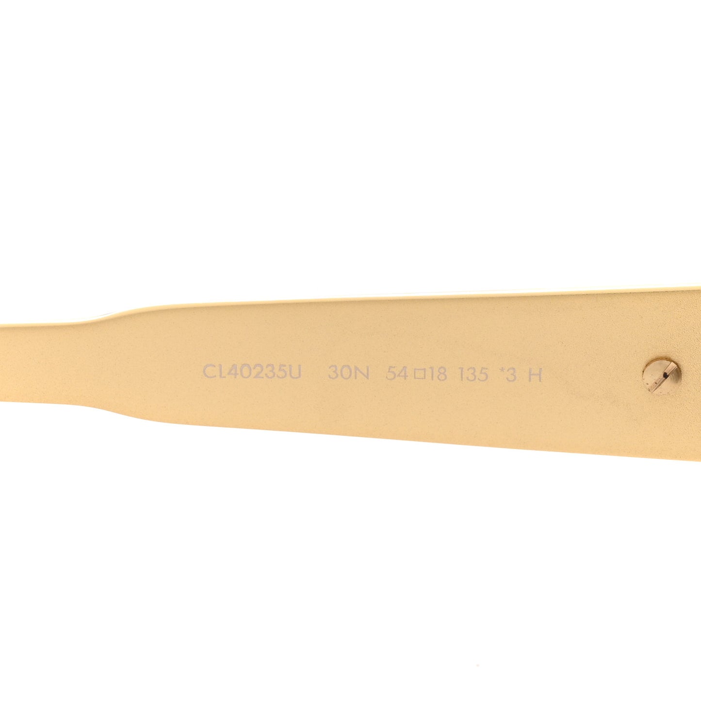 Metal Triomphe 01 Sunglasses CL40235U Gold Green