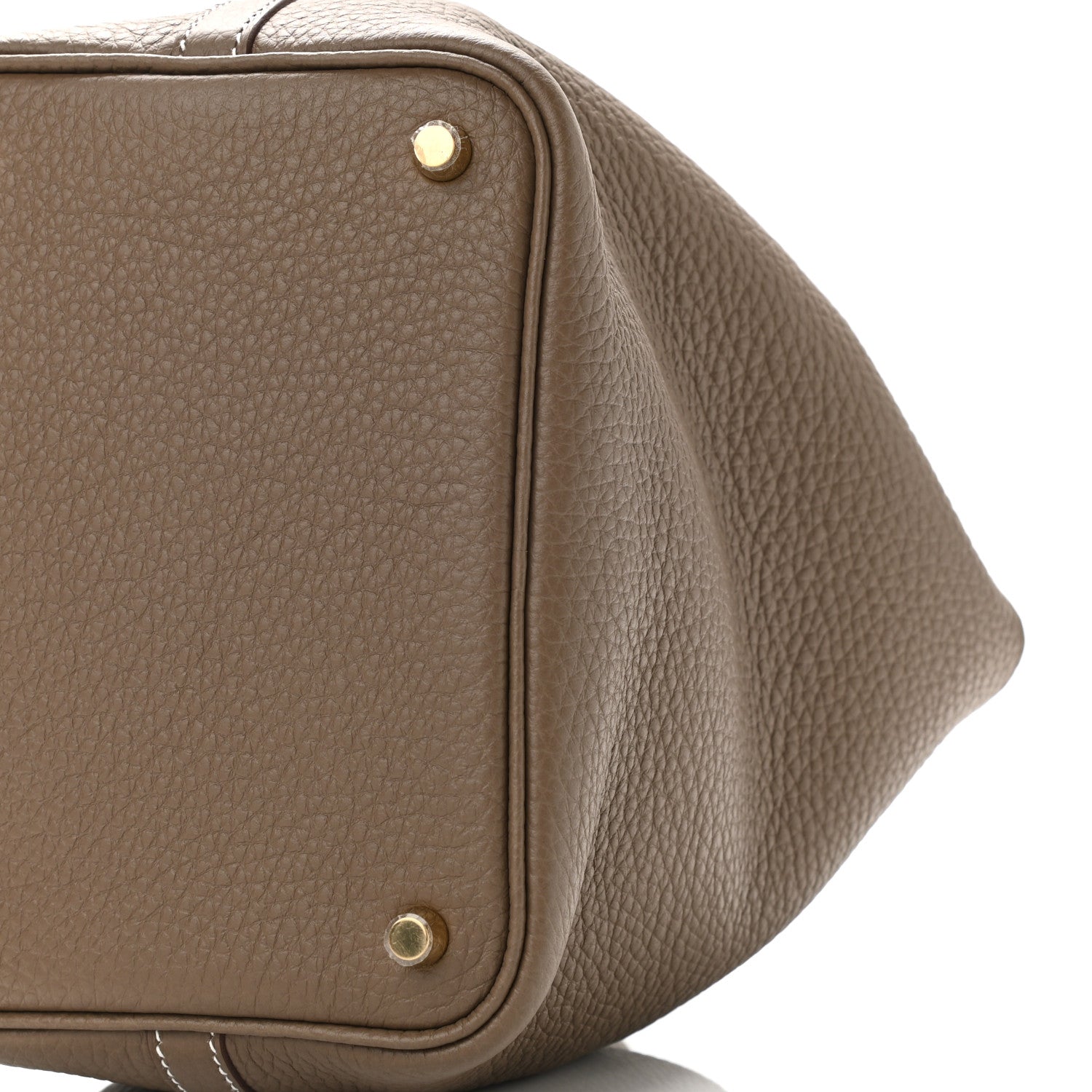 Hermes Taurillon Clemence Picotin Lock 18 PM Etoupe 10 of 11