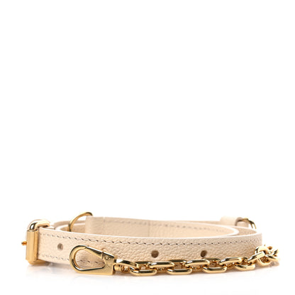 Louis Vuitton Calfskin Speedy Bandouliere 20 Shoulder Strap Creme 1 of 3