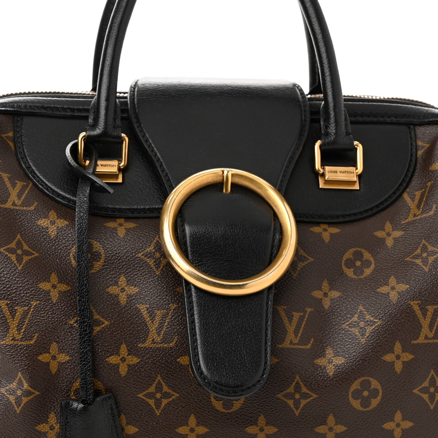 Louis Vuitton Monogram Golden Arrow Speedy Black 7 of 9