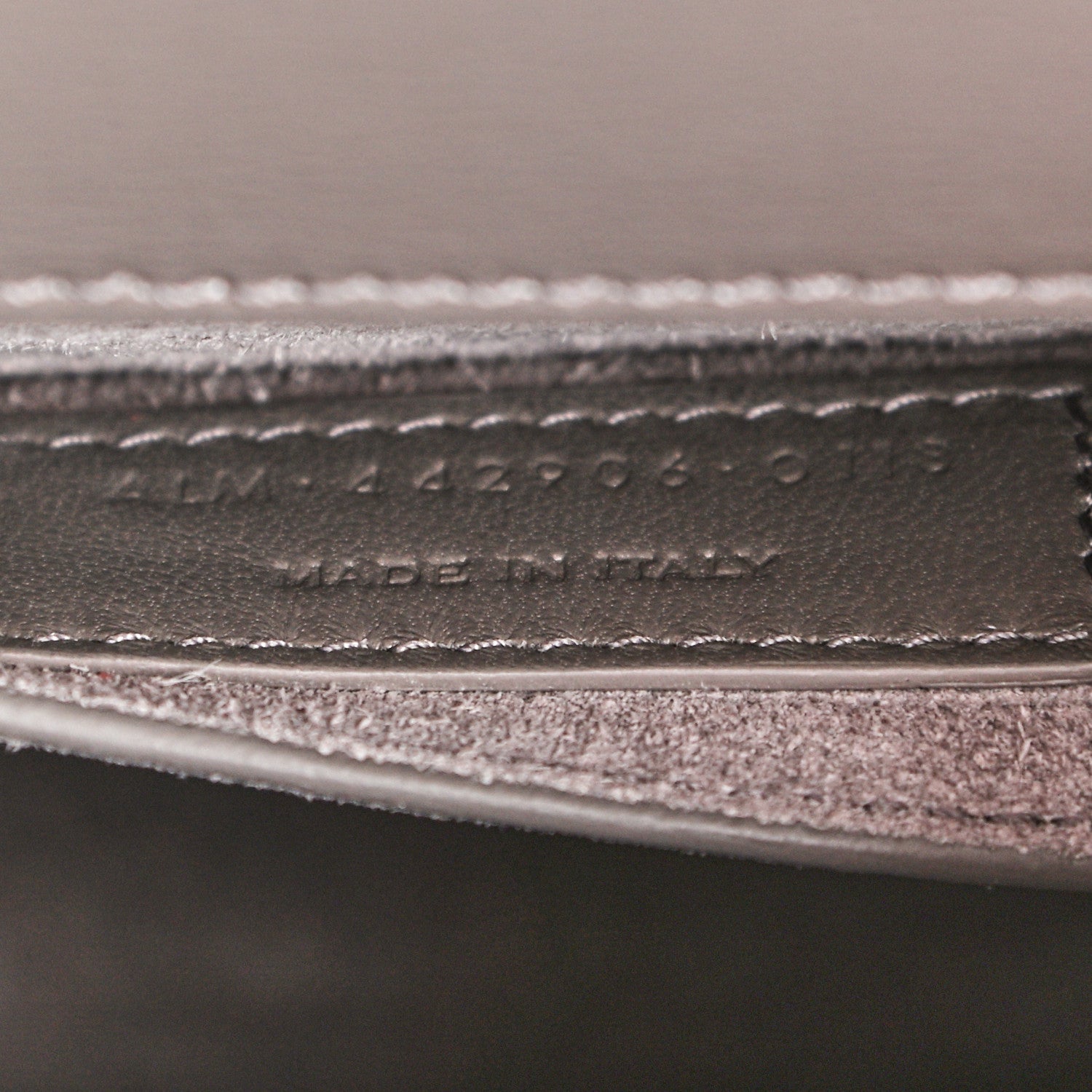 Saint Laurent Calfskin Medium Monogram Sunset Fog 8 of 10