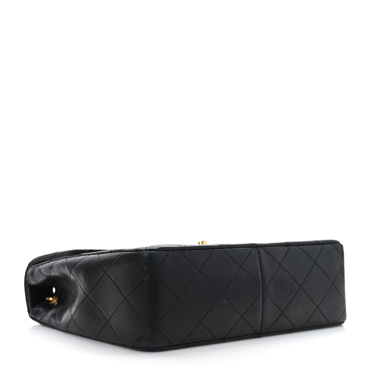 Chanel Lambskin Quilted Mini Square Flap Bag Black 4 of 9