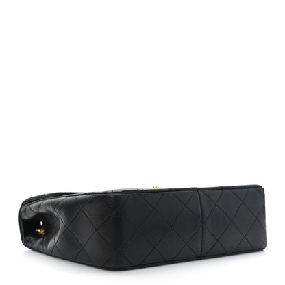 Chanel Lambskin Quilted Mini Square Flap Bag Black 4 of 9