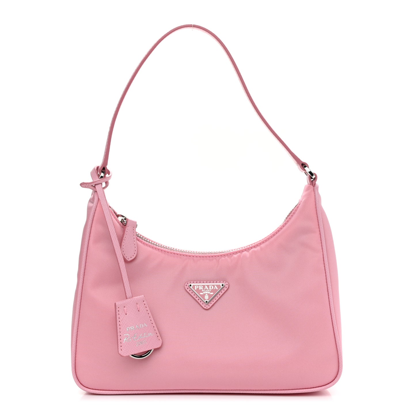 Re-Nylon Saffiano Mini Re-Edition 2005 Bag Rosa