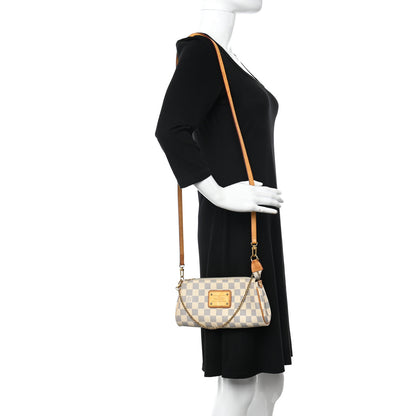Louis Vuitton Damier Azur Eva Clutch 2 of 15