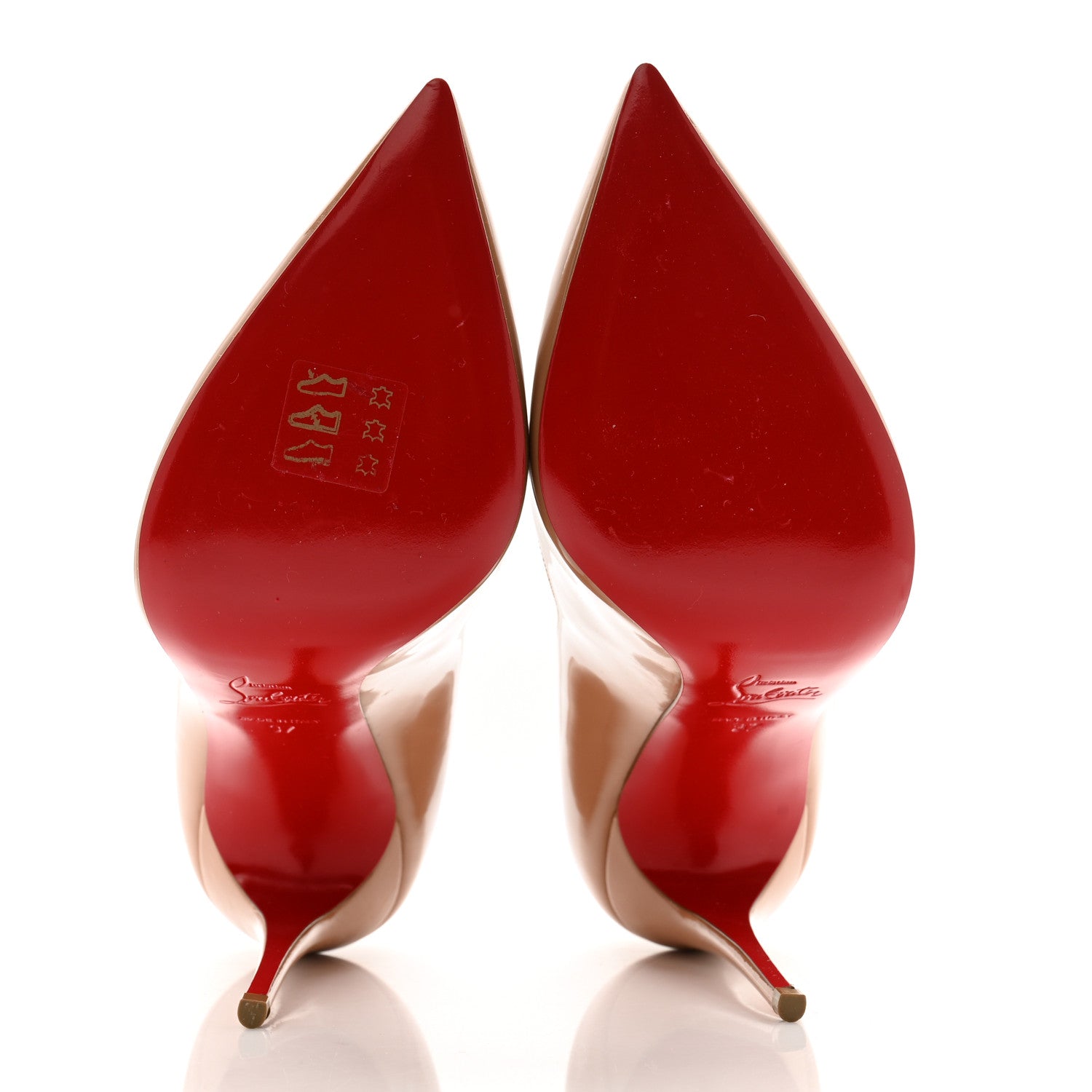 Christian Louboutin Patent So Kate 120 Pumps 37 Nude 6 of 10