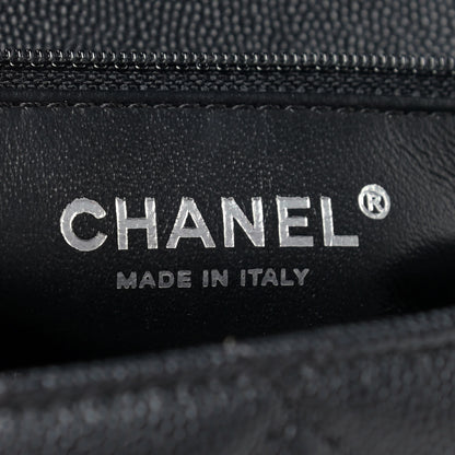 Chanel Caviar Lizard Quilted Small Coco Handle Flap Black 6 of 9