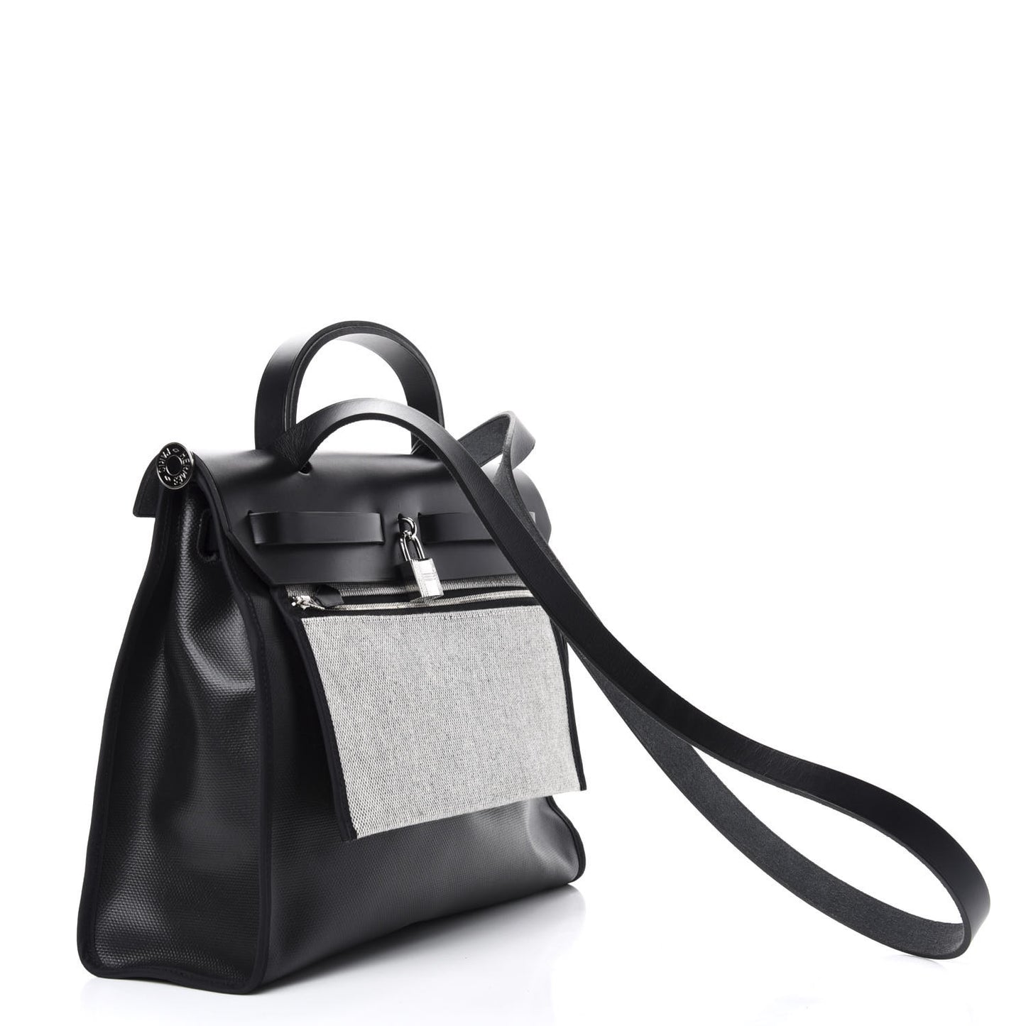 Toile H Berline Vache Hunter Herbag Zip PM 31 Black Ecru