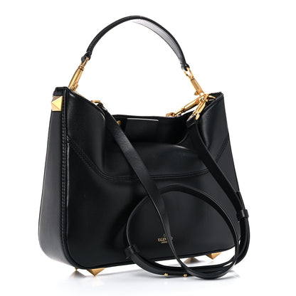 Valentino Garavani Nappa Stud Sign Hobo Black 3 of 13
