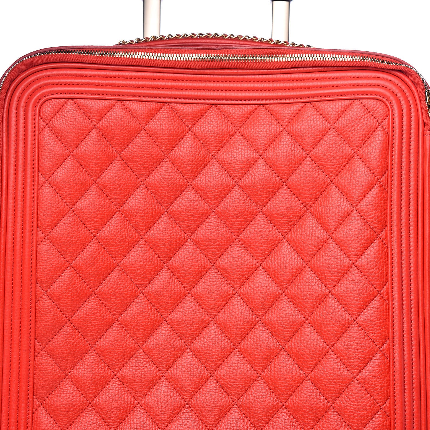 Chanel Calfskin Quilted Coco Case Trolley Red 9 of 9