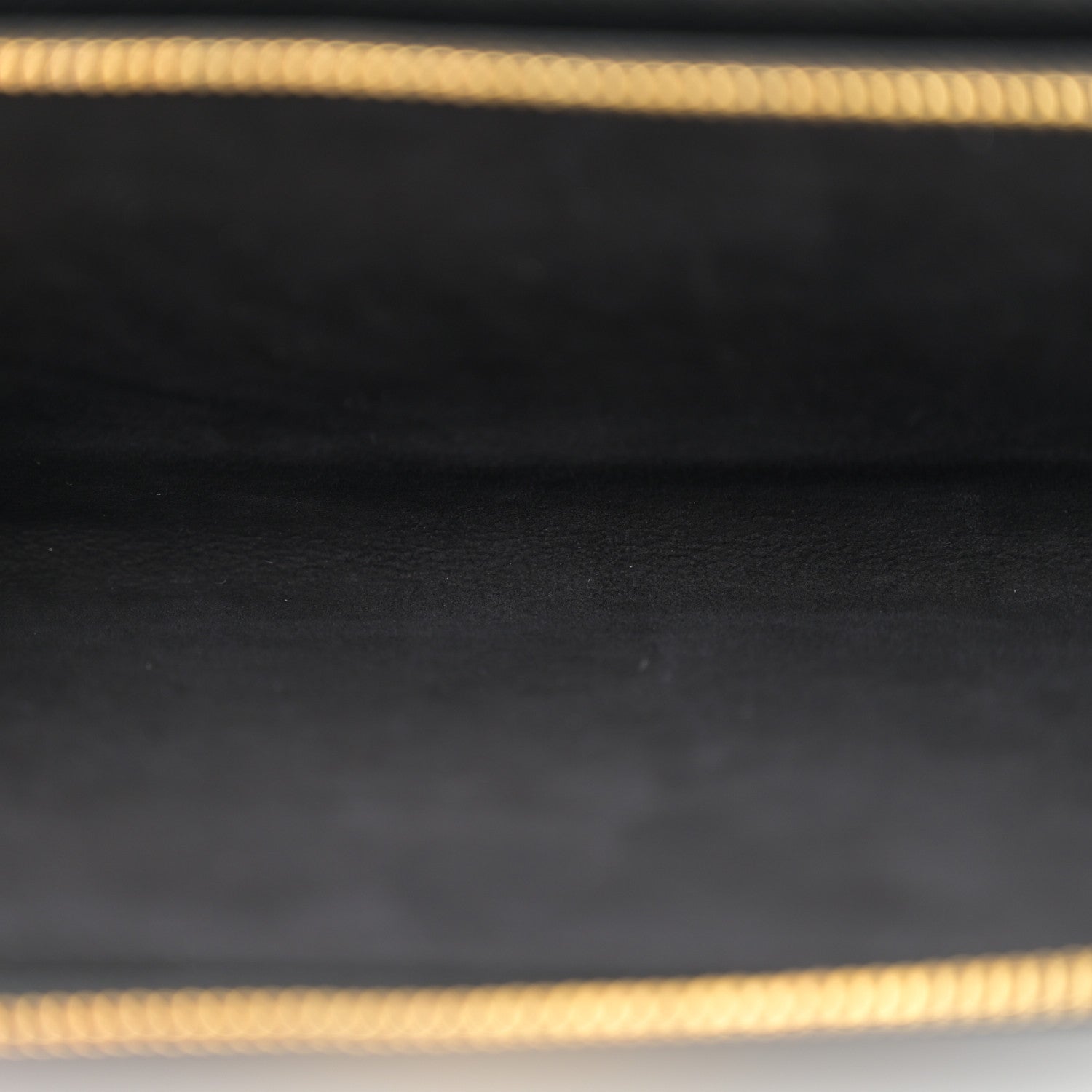 Christian Dior Grained Calfskin Caro Double Pouch Black 6 of 11